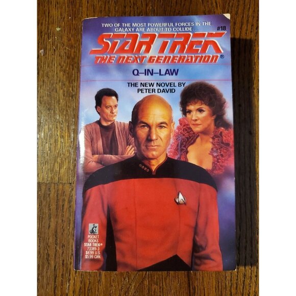 STAR TREK: THE NEXT GENERATION Q-In-Law  No 18 - Paperback - VERY GOOD - Picture 1 of 2